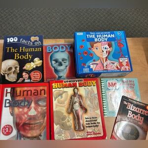 🫀 Human Body Learning Bundle | Interactive Books + Puzzle STEM Science Kids Set